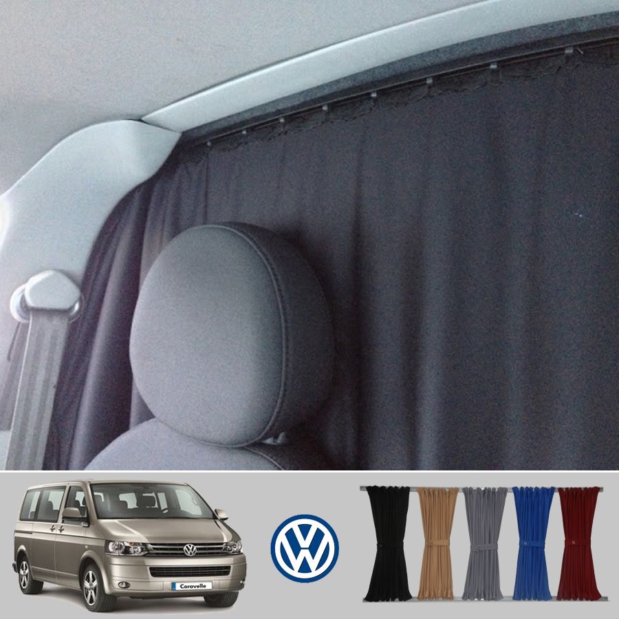 VW T5 Caravelle Bagaj Camı Perde Perdesi - (Rayları Dahil)
