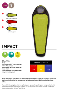 Trimm Impact -10'C Ultralight Uyku Tulumu