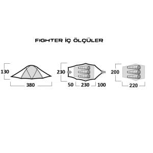 HUSKY FIGHTER 3+1 KISILIK CADIR