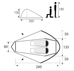 Trimm Bivak 2 Kişilik 4 Mevsim Ultralight Çadır