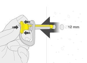 Petzl Coeur Pulse P37S Çıkarılabilir 12 mm Bolt+Bolt Kulağı