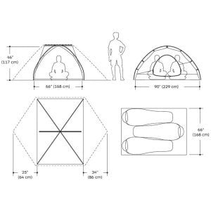 Marmot Tungsten 3P UltraLight Dört Mevsim Çadır