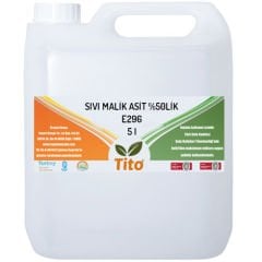 Sıvı Malik Asit E296 %50lik 5 litre