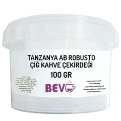 Tanzanya AB Robusta Çiğ Kahve Çekirdeği 100 g