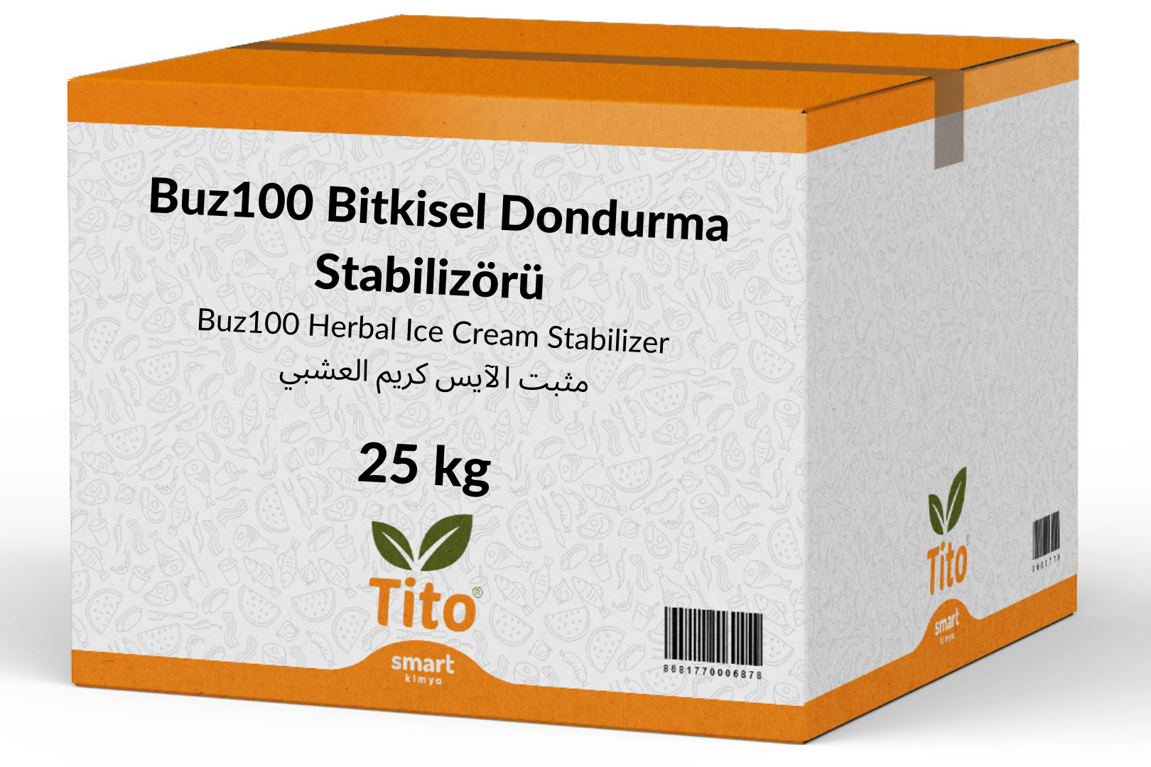 Buz100 Bitkisel Dondurma Stabilizörü 25 kg