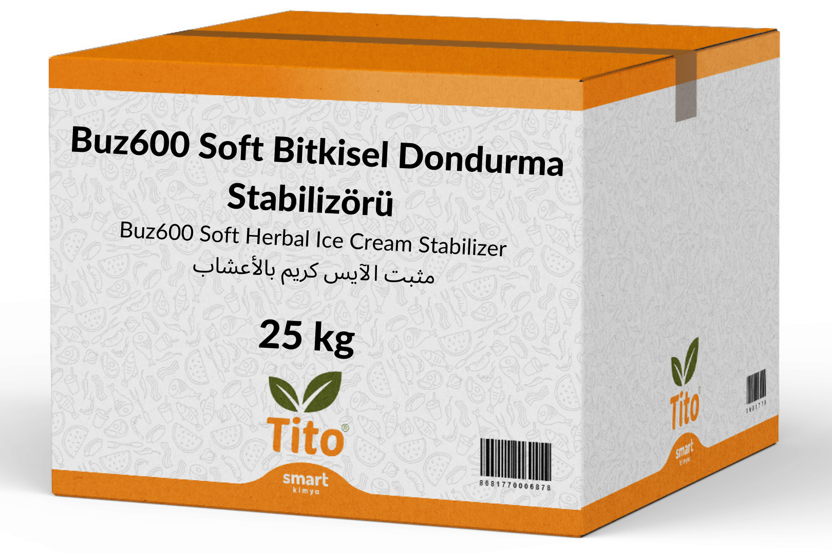 Buz600 Soft Bitkisel Dondurma Stabilizörü 25 kg