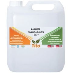 Karamel Gıda Renklendiricisi Sıvı Suda Çözünür 25 litre
