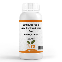 Safflower Aspir Gıda Renklendiricisi Sıvı Suda Çözünür 250 ml
