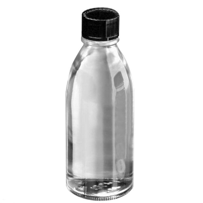 زجاجة عينة زجاج أسود شفاف 500 مل