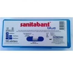 Sanitabant Blue Metal Band-Aid 100 ც
