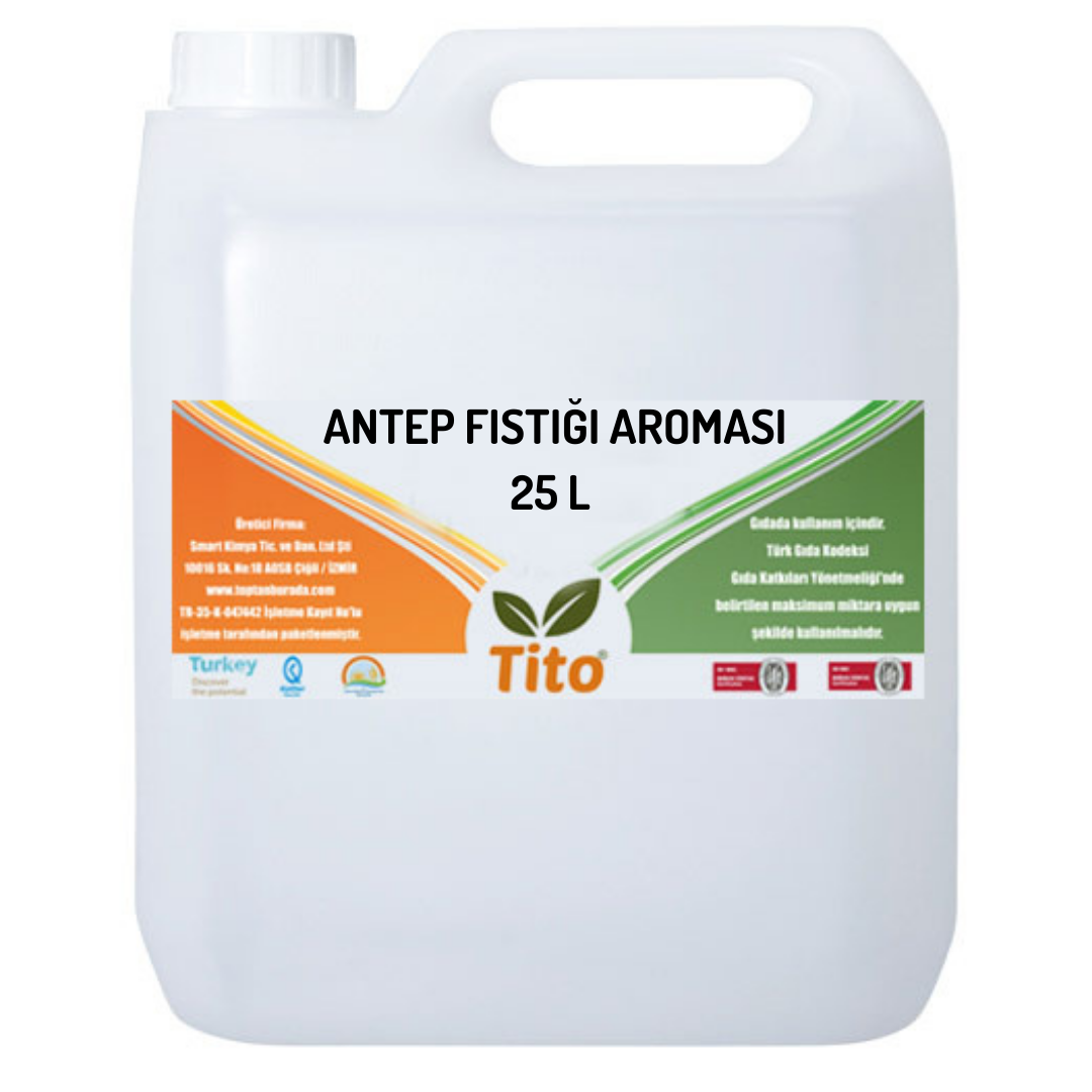 Antep Fıstığı Aroması Yağda Çözünür 25 litre