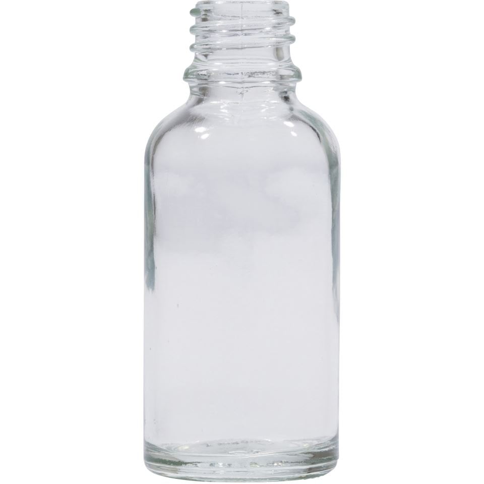 Botella Cristal Transparente 50 ml 25 mm