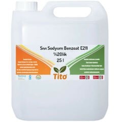 Sıvı Sodyum Benzoat E211 %20lik 25 litre