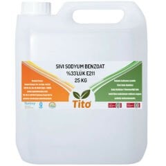 Sıvı Sodyum Benzoat E211 25 litre %33lük
