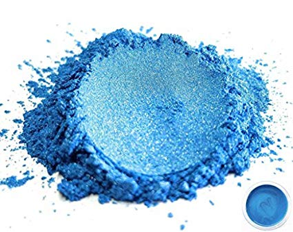 Mavi Sedef Toz Mika Kozmetik Boyası 5 g