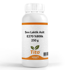 Sıvı Laktik Asit %80lik E270 250 g