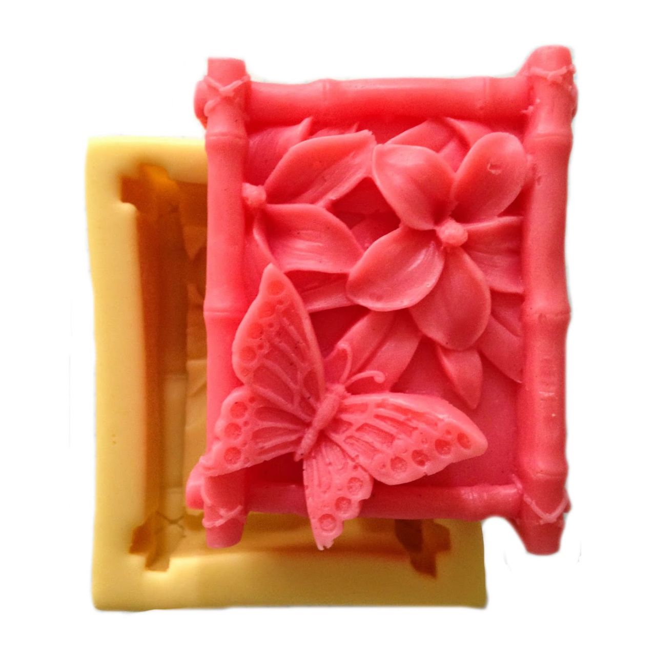 Пролетна силиконова форма (форма за сапун и ароматизирани камъни)