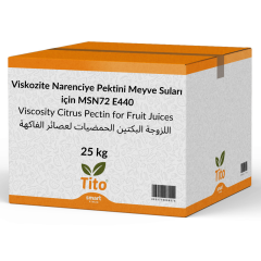 Viskozite Narenciye Pektini MSN72 E440 Meyve Suları için 25 kg