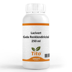Lacivert Gıda Renklendiricisi Sıvı Suda Çözünür E132 250 ml
