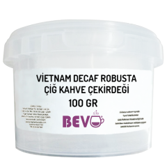 Vietnam Decaf (Kafeinsiz) Robusta Çiğ Kahve Çekirdeği 100 g
