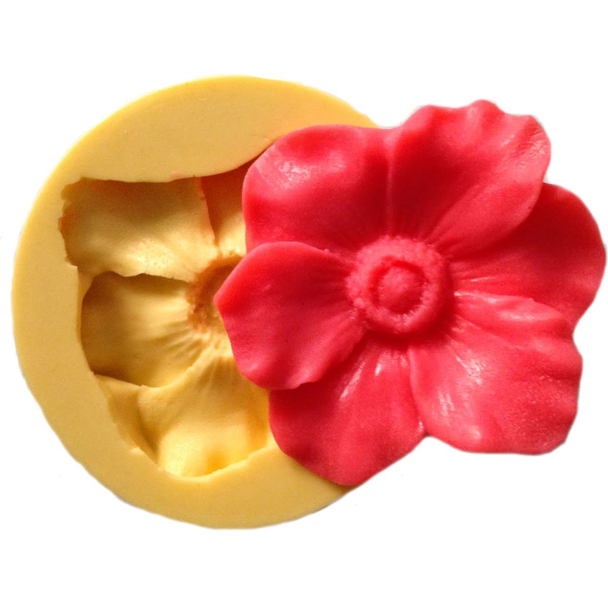 Силиконов сапун с пролетни цветя и форма с ароматни камъни