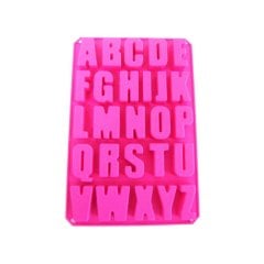 Capital Letters Silicone Mold Chocolate Muffin Soap Scented Stone Candle Epoxy Mold 26 Holes