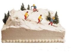 Kayak temalı Plastik Mini Pasta Teraryum Objesi