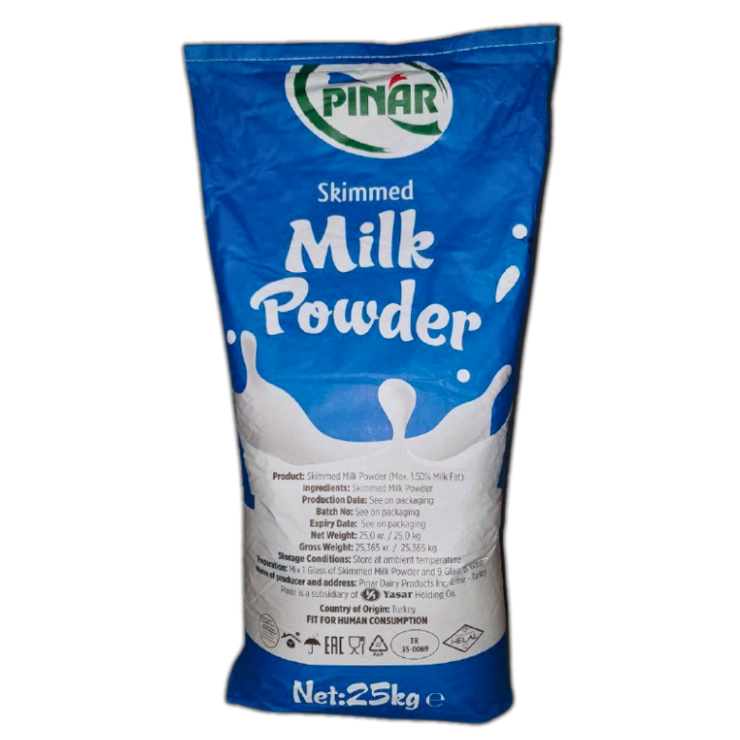 פינאר אבקת חלב דל שומן 25 ק