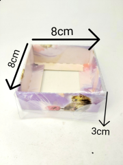 Котешка ацетатна кутия 8x8x3 см 10 бр