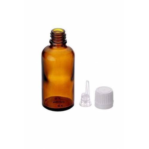Amber Glass Bottle 100 ml Inner Ropper Cap 18 mm 540 τμχ
