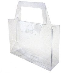 Прозрачна ацетатна торба 11x8x3 см