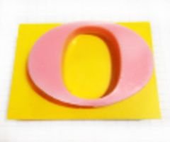Silicone Letter O Soap and Scented Stone Mold
