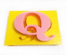 صابون سیلیکونی Letter Q و قالب سنگ معطر