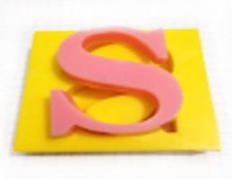 Silicone Letter S Soap and Scented Stone Mold