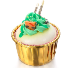 Muffin Cupcake Mini Kek Kalıbı Kapsülü Altın 24 Adet