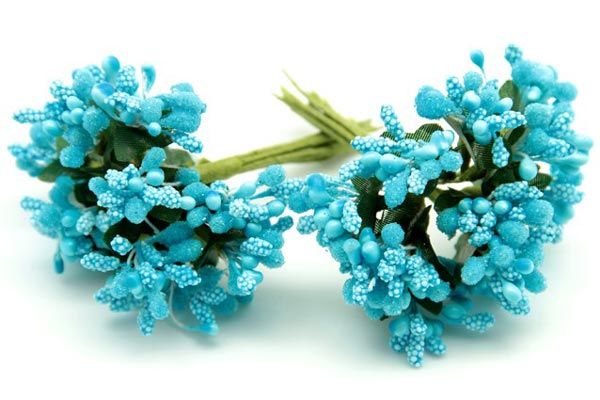 Mavi Pıtırcık Çiçek 12 Adet