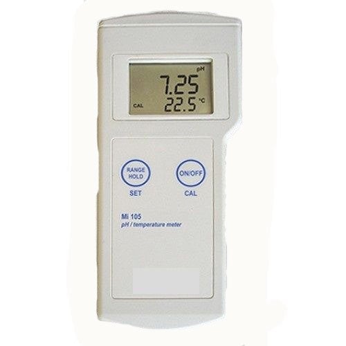 مقياس درجة الحموضة ومقياس درجة الحرارة من ميلووكي (MW 105)