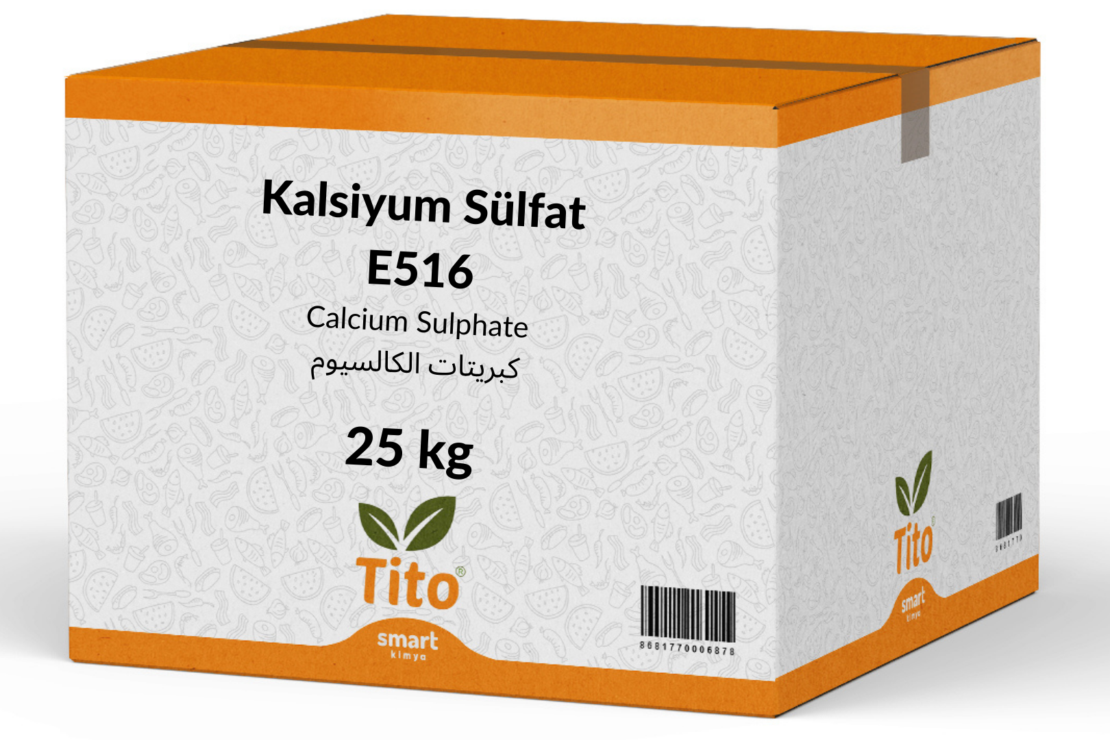 Kalsiyum Sülfat E516 25 kg