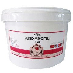 Yüksek Viskoziteli HPMC Hidroksipropil Metil Selüloz 5 kg