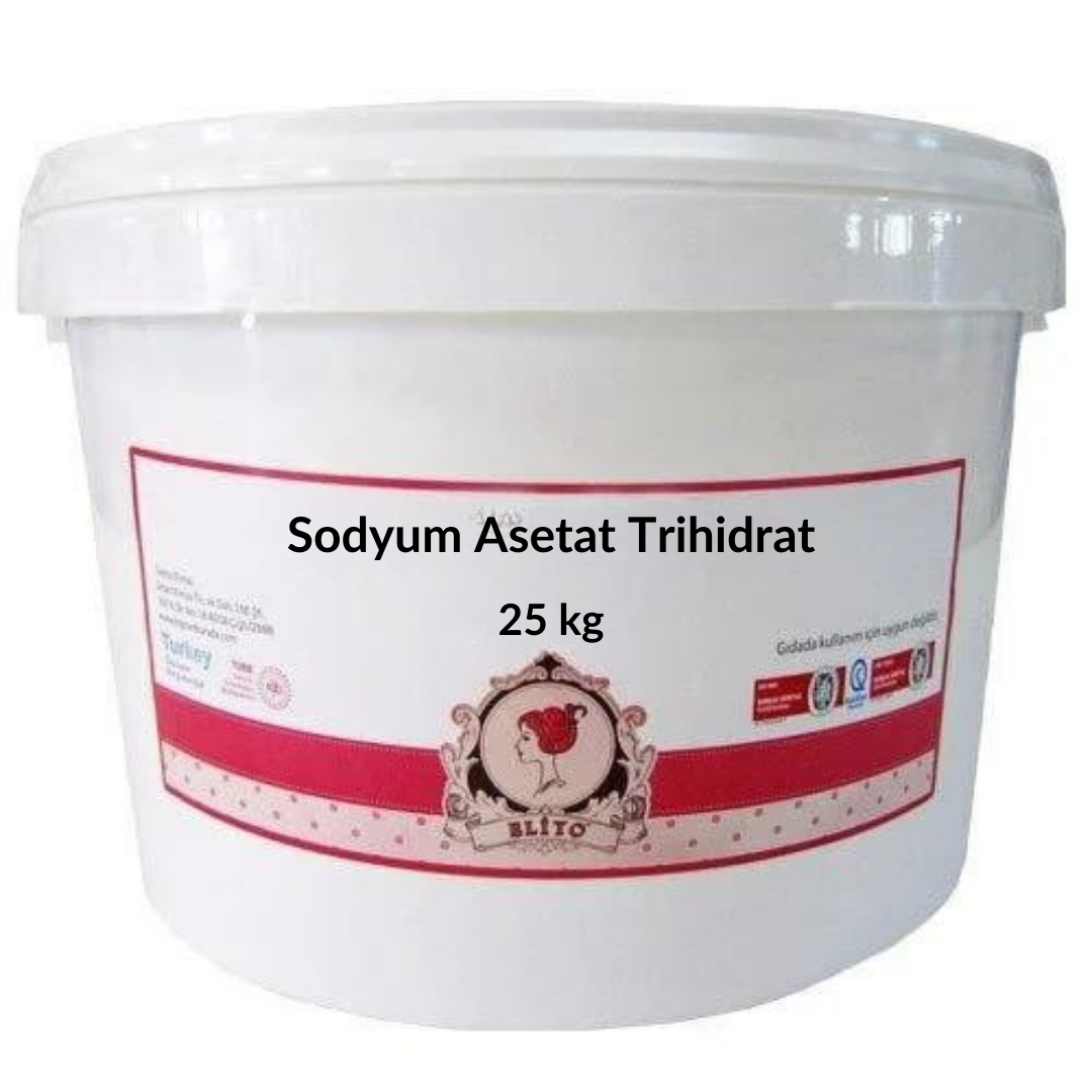 Sodyum Asetat Trihidrat 25 kg