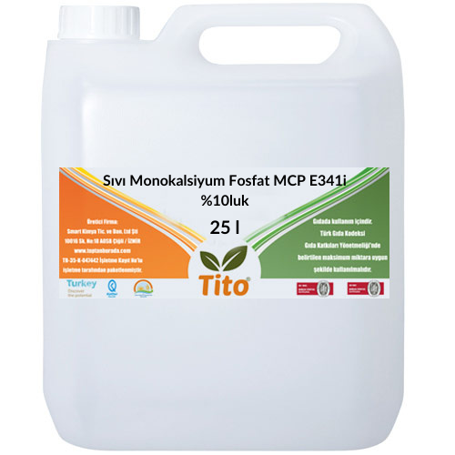 Sıvı Monokalsiyum Fosfat MCP E341i %10luk 25 litre