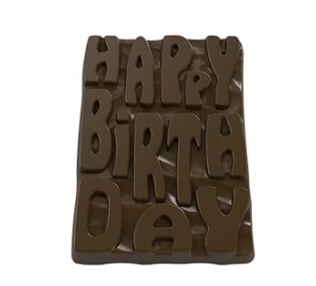 Happy Birthday Mutlu Yıllar Polikarbon Çikolata Kalıbı