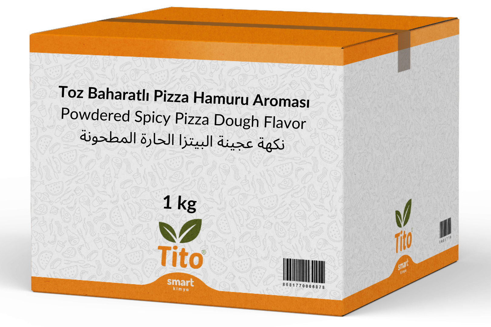 Toz Baharatlı Pizza Hamuru Aroması 1 kg