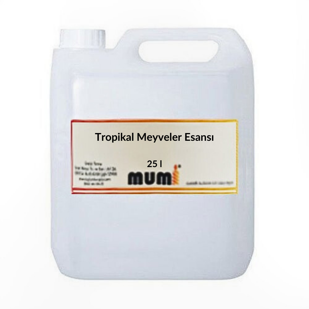 Tropikal Meyveler Mum Esansı 25 litre