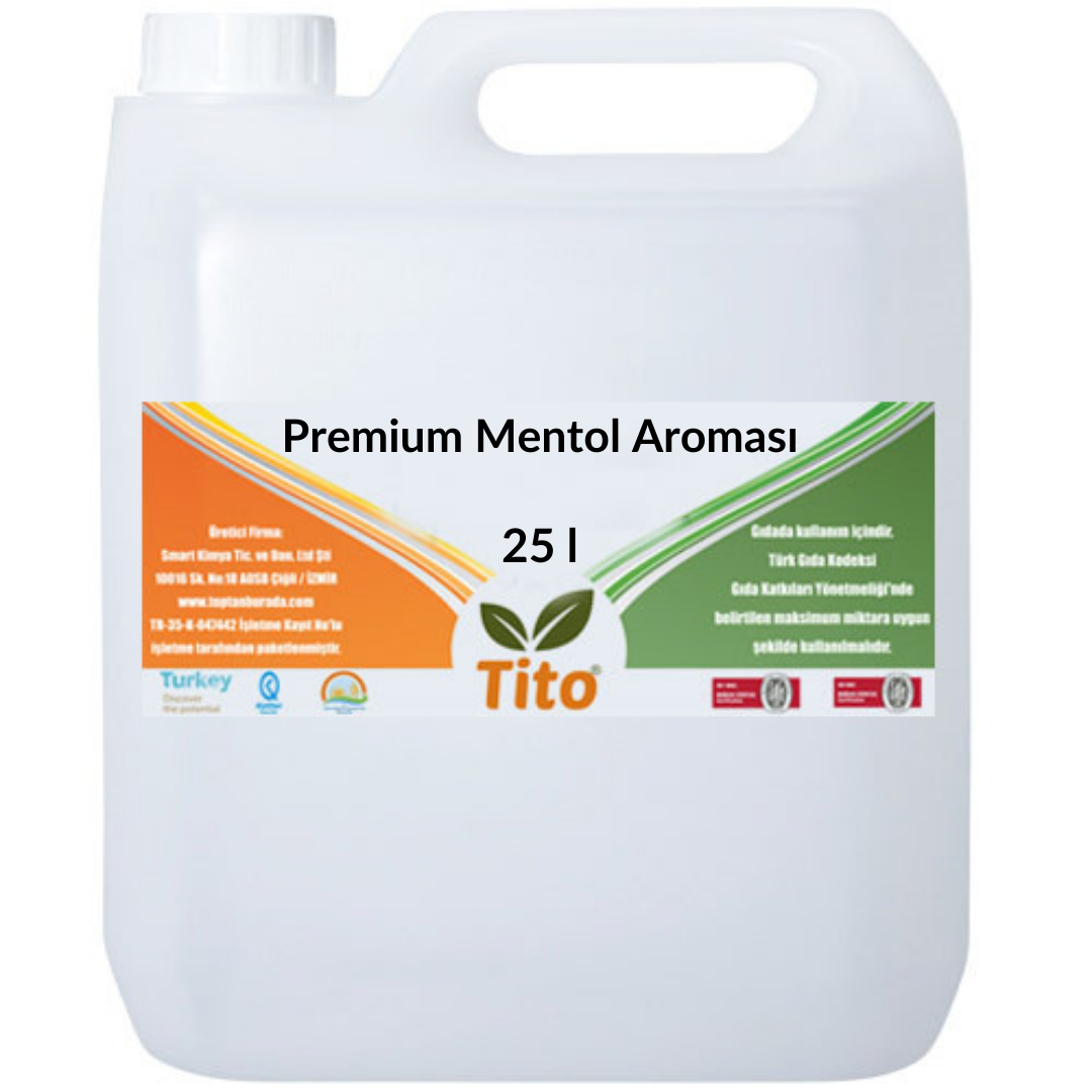 Premium Mentol Aroması 25 litre