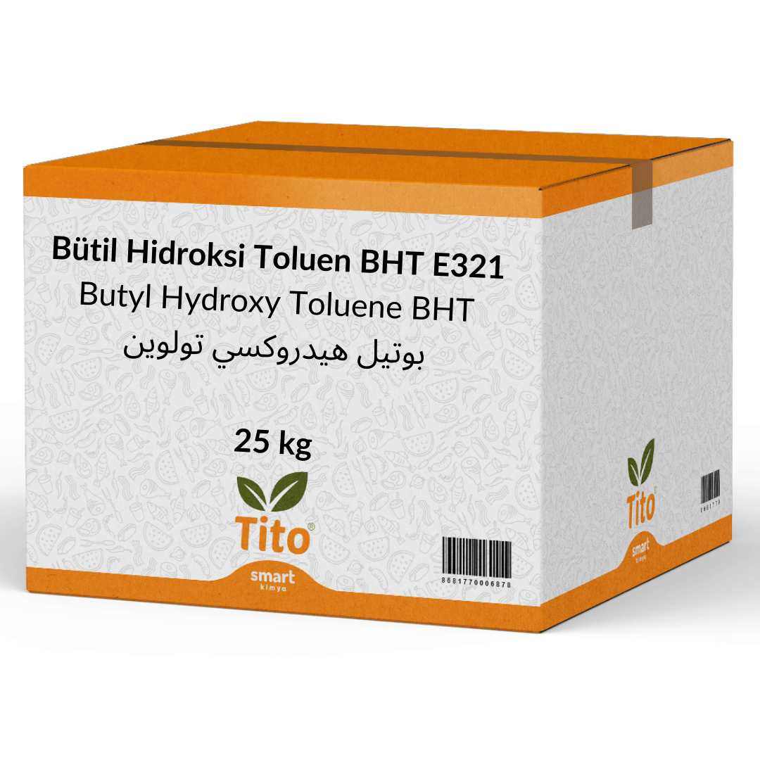 Bütil Hidroksi Toluen BHT E321 25 kg