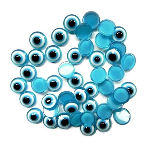 Abalorio Half Evil Eye Azul 100 uds.