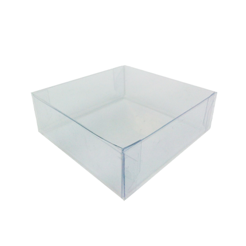 Transparent Acetate Box 10x10x3 cm 10 Pieces