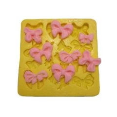 Bow Silicone Mold Soap Scented Stone Candle Epoxy Mold 16 Holes