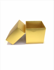 Gold Sabun Kokulu Taş Mum Kutusu 10x10x10 cm